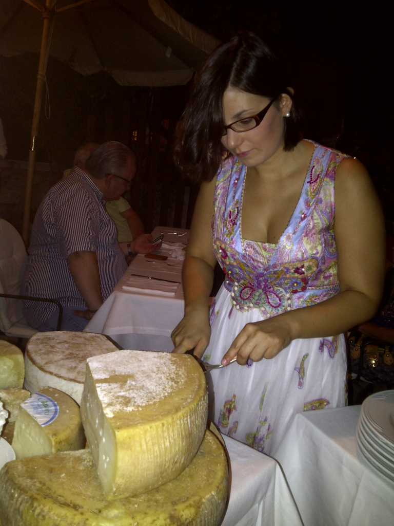 Martina Soave Serving Cheese Course (Linda C)