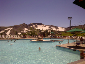 Pool at Squaw Valley High Camp 8200