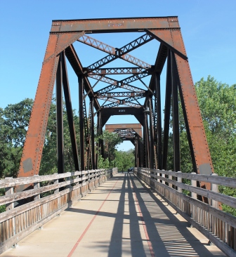 Restored Vaca Valley (SP) Railroad bridge circa 1906 (Linda 