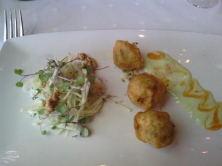Dungeness Crab Fritters with Aioli (Linda C)