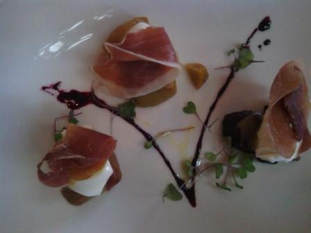 Roasted Heirloom Beets with Prosciutto and Burrata Cheese (Linda C)