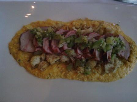 Pork Tenderloin with Cauliflower Polenta (Linda C)